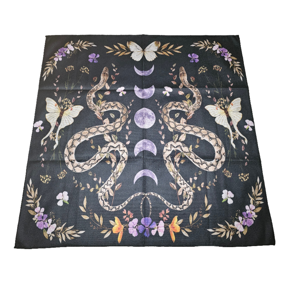 Twin Snakes - Tarot Tablecloth