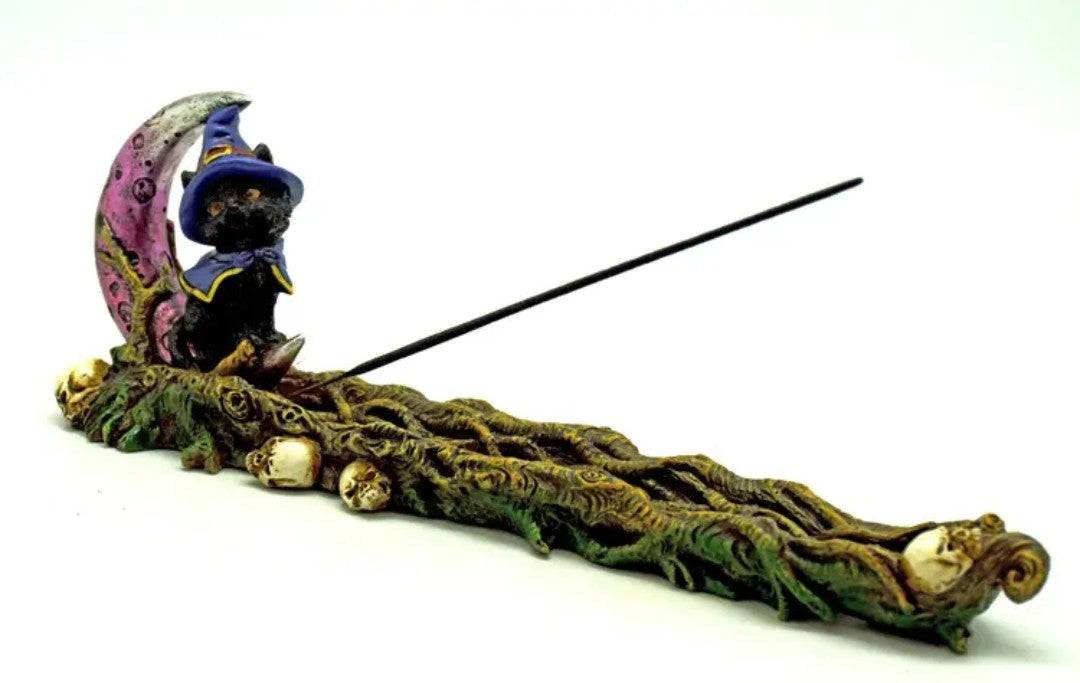 Wizard Cat Incense Burner